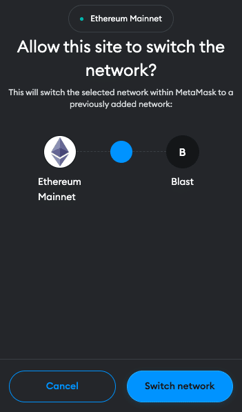 Switch BLAST network