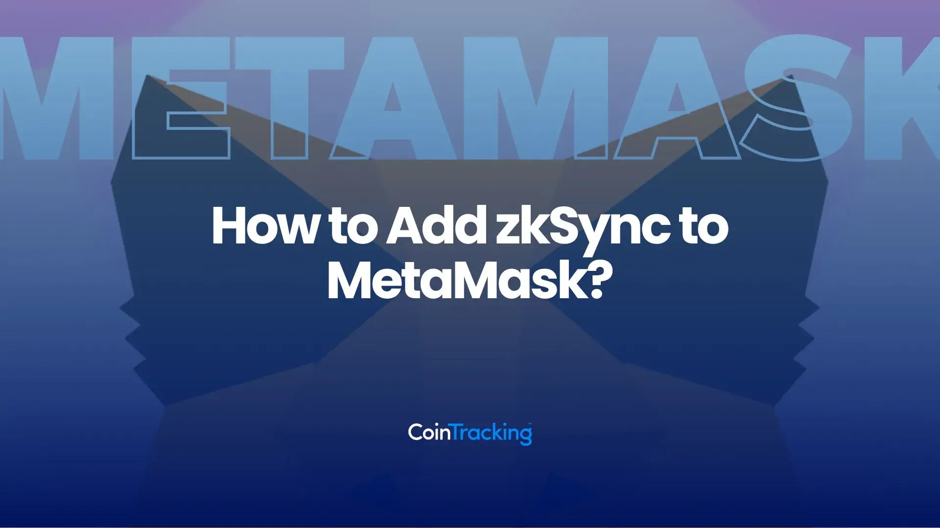 How to Add zkSync to MetaMask?
