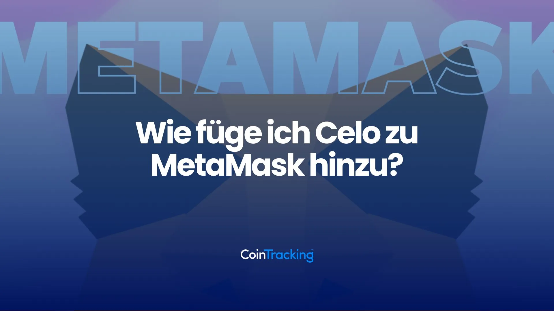 Wie füge ich Celo zu MetaMask hinzu?