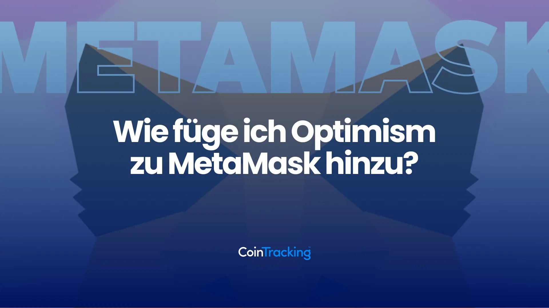 Wie füge ich Optimism zu MetaMask hinzu?