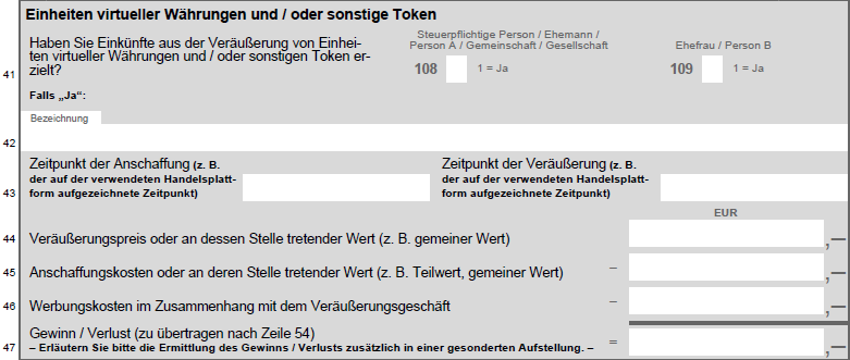 Anlage SO Ausfüllhilfe – Private Veräußerungsgeschäfte