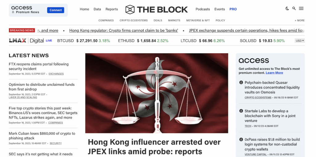 CoinDesk - Crypto News Outlets