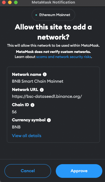 2-Add-BNB-network